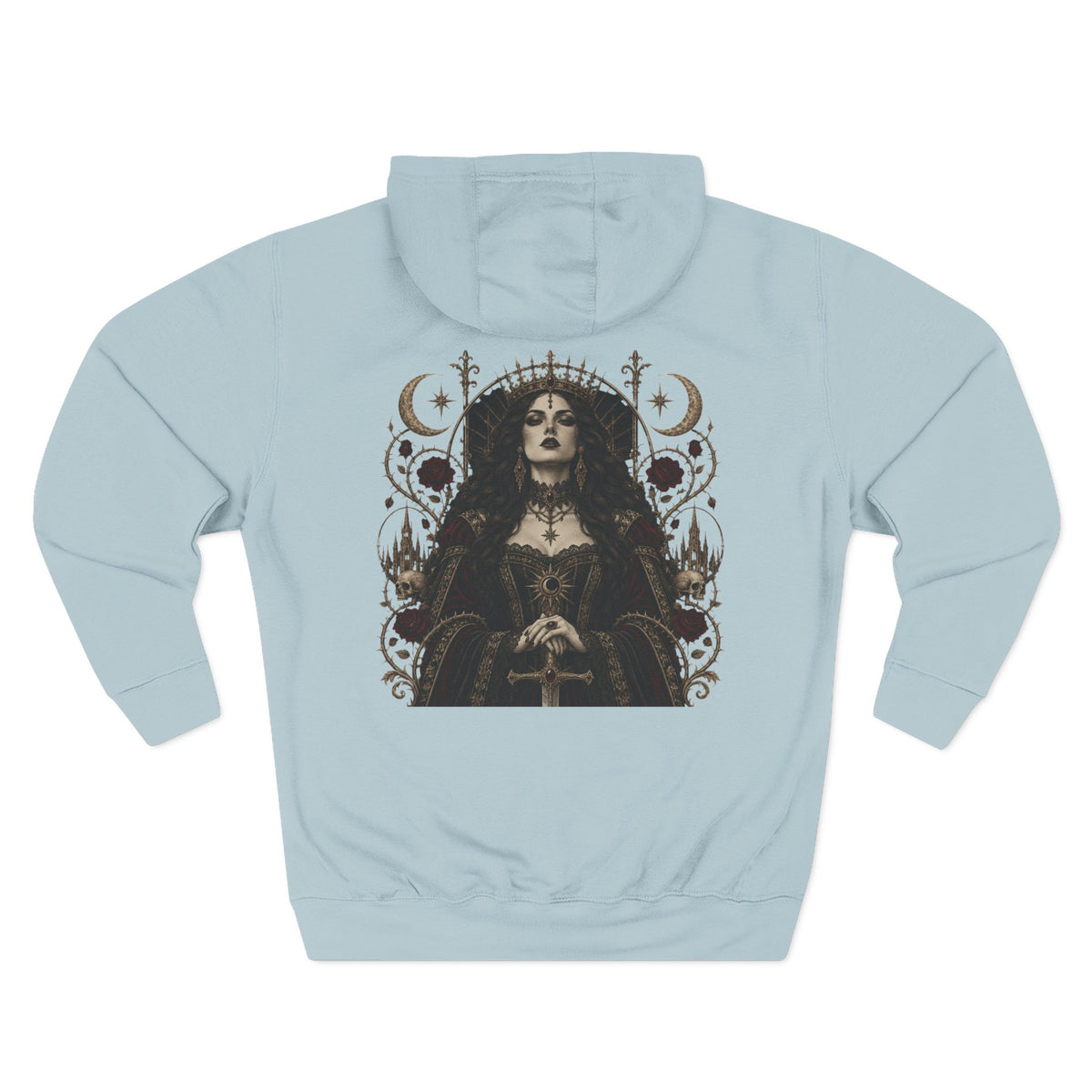Gothic Queen Fleece Hoodie