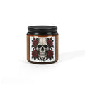Skull and Roses Gothic Scented Soy Candle