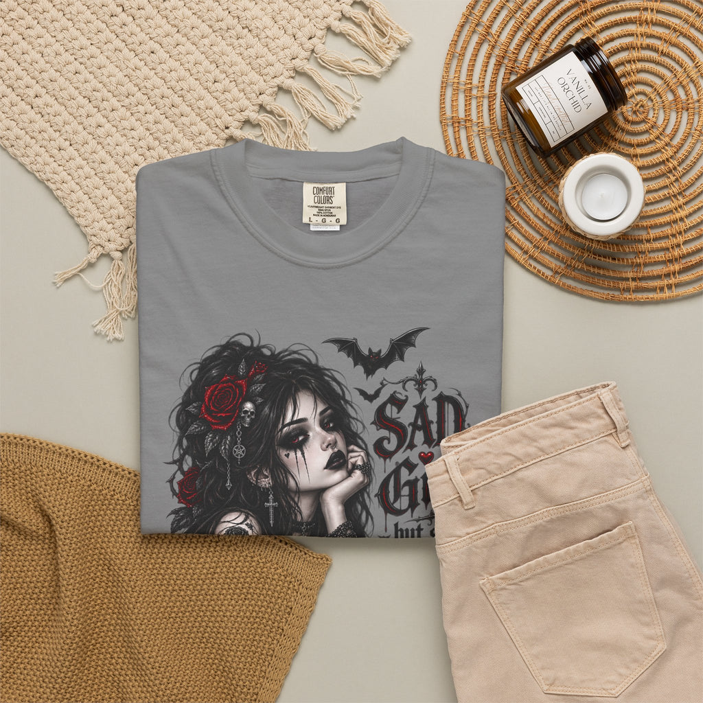 Sad Girl Still Thriving Gothic Graphic T-Shirt