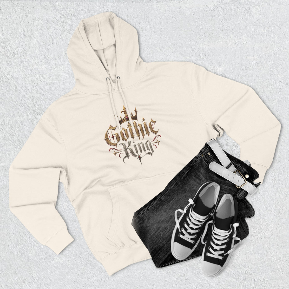 Gothic Kings Medieval Warrior Fleece Hoodie