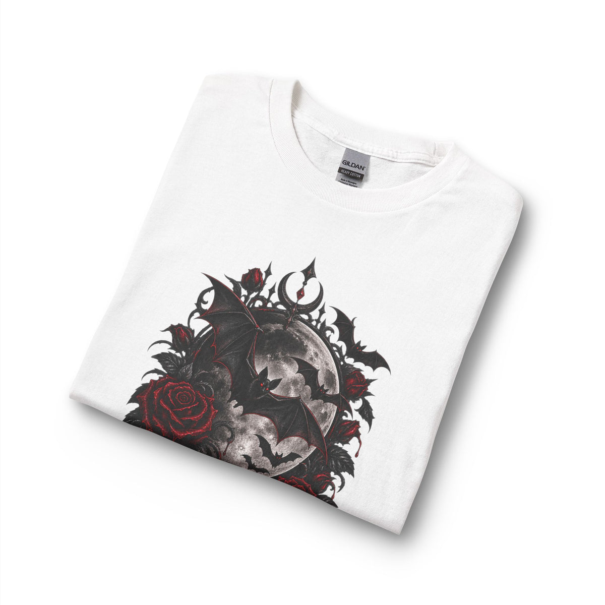 Gothic Rose Long Sleeve T-Shirt – Too Dark for Angels, Too Wild for Grace