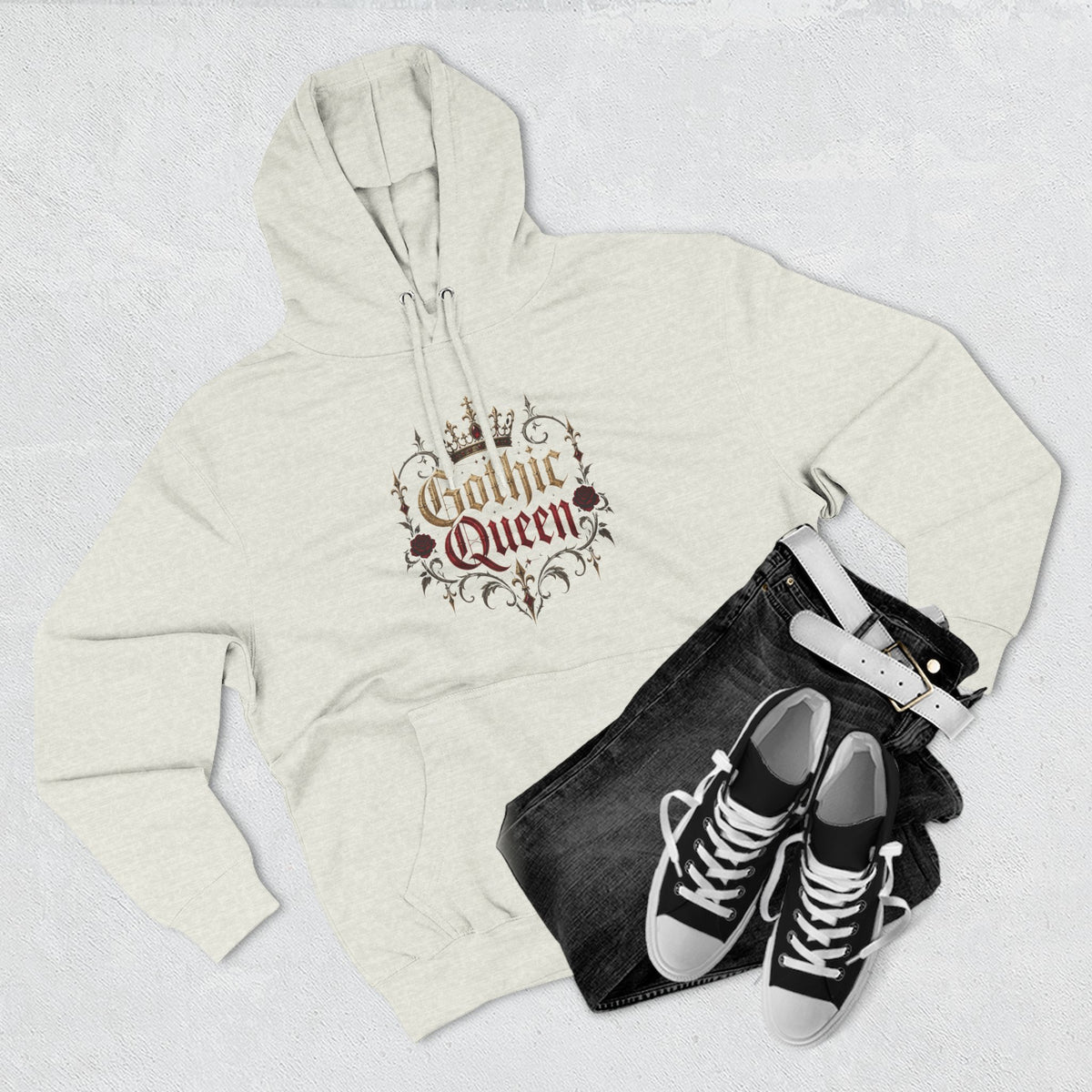 Gothic Queen Fleece Hoodie