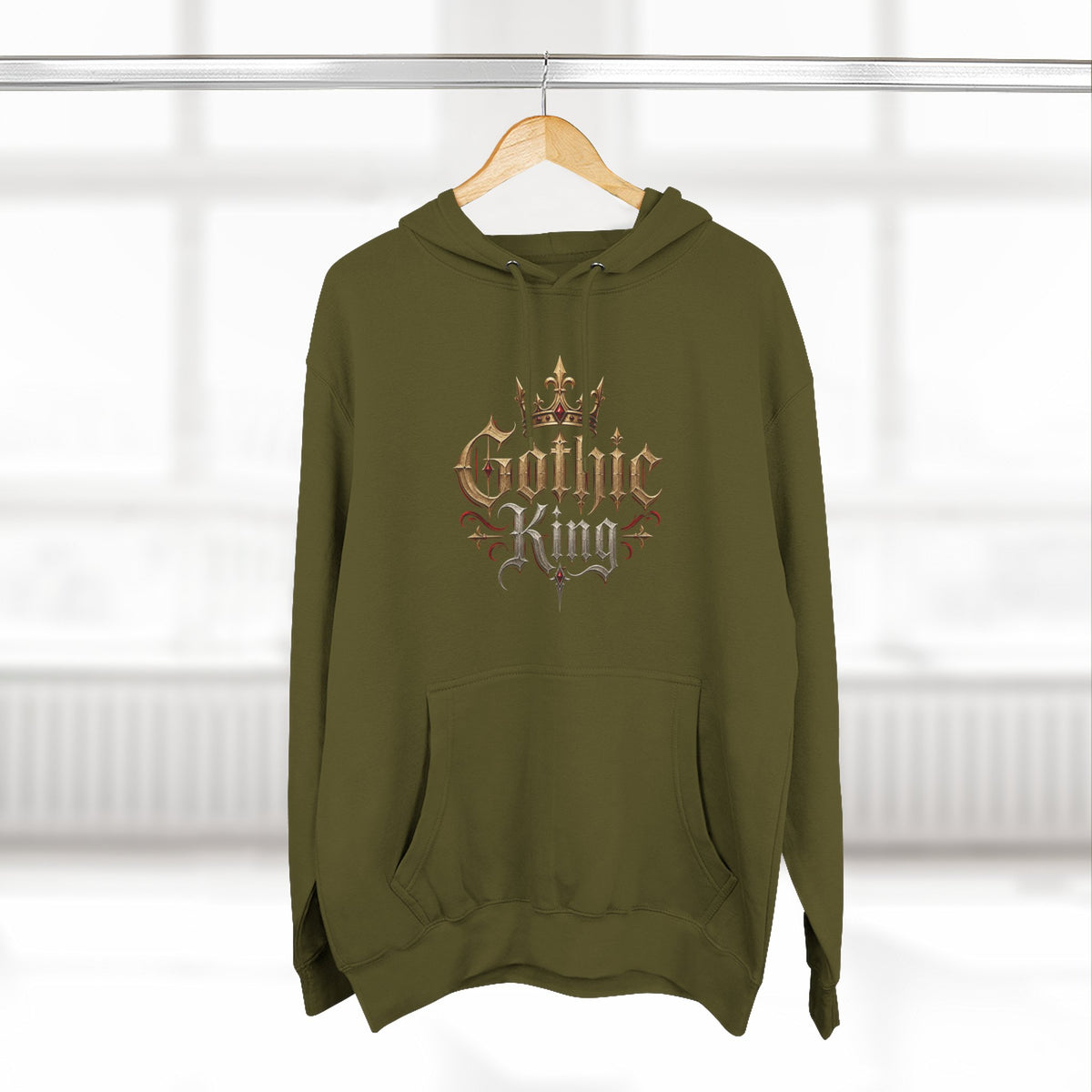 Gothic Kings Medieval Warrior Fleece Hoodie