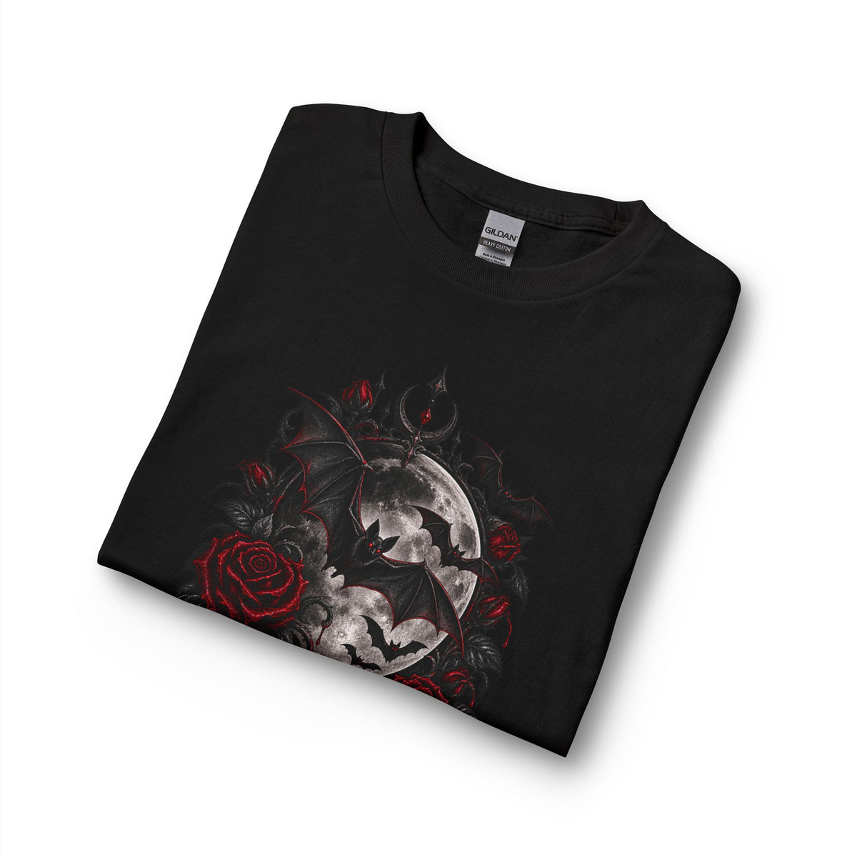 Gothic Rose Long Sleeve T-Shirt – Too Dark for Angels, Too Wild for Grace