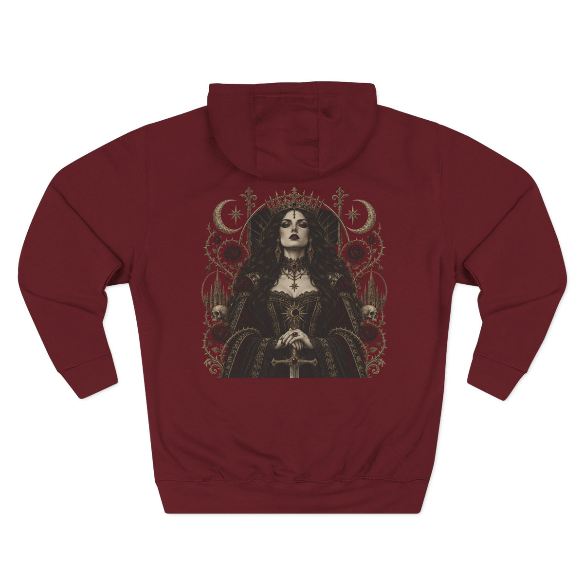 Gothic Queen Fleece Hoodie