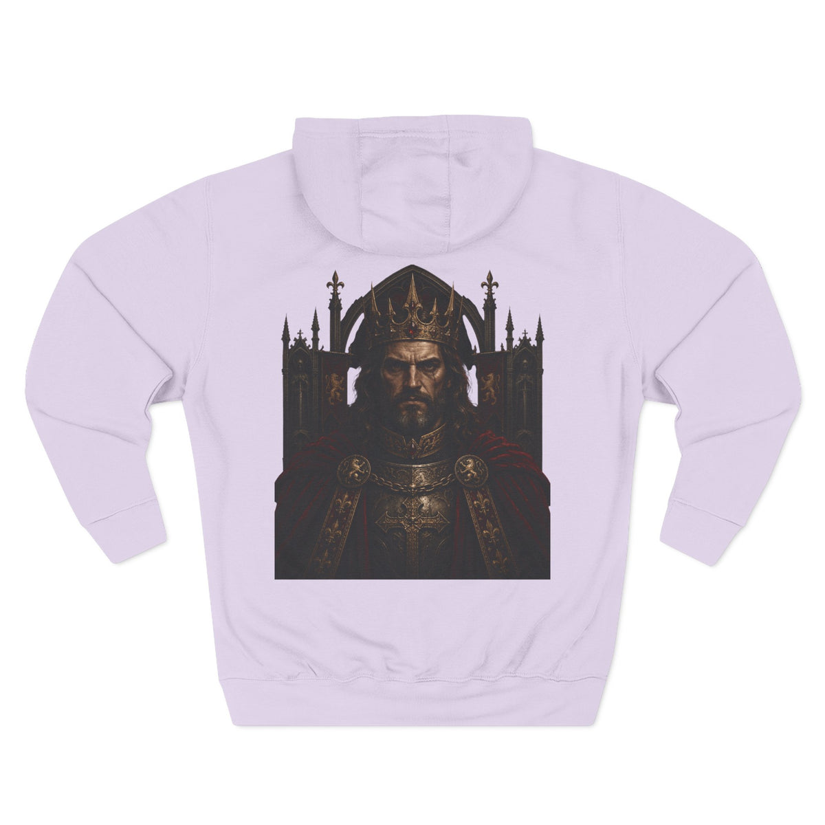 Gothic Kings Medieval Warrior Fleece Hoodie