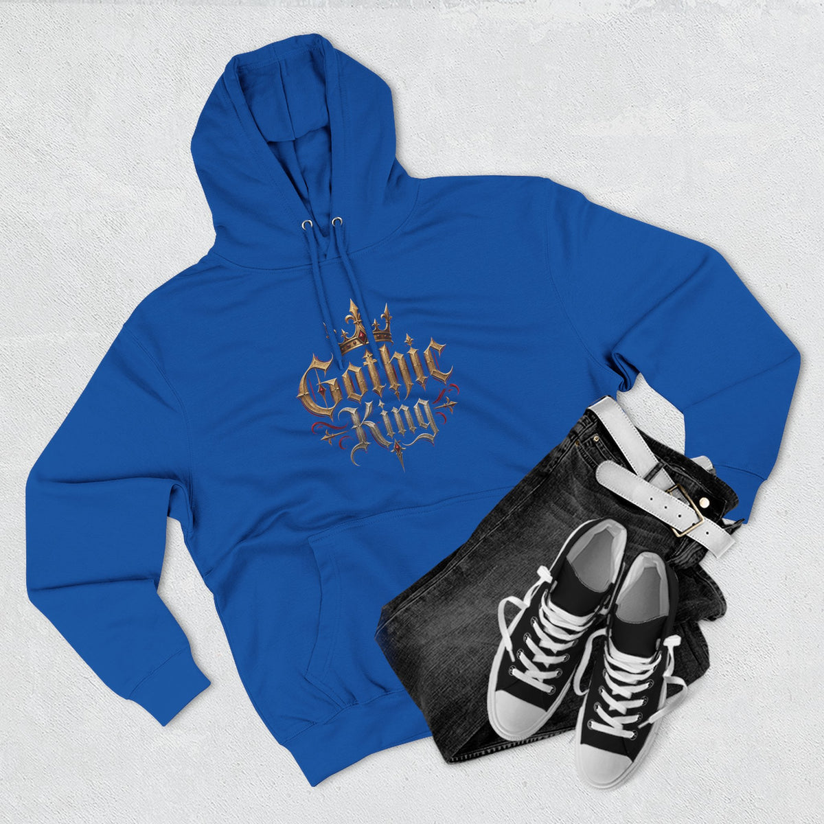 Gothic Kings Medieval Warrior Fleece Hoodie