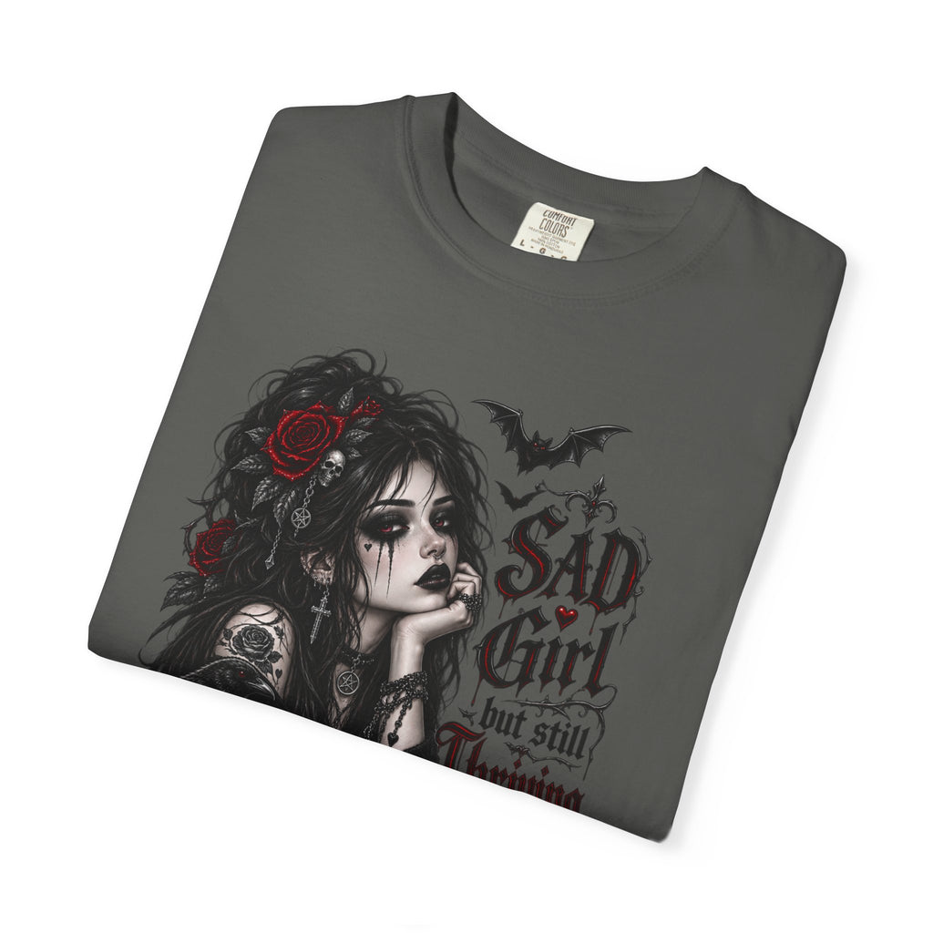 Sad Girl Still Thriving Gothic Graphic T-Shirt