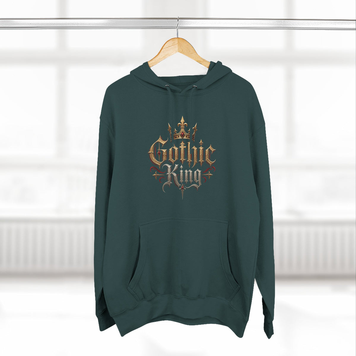 Gothic Kings Medieval Warrior Fleece Hoodie