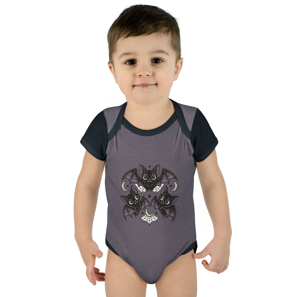 Gothic Bat Baby Bodysuit
