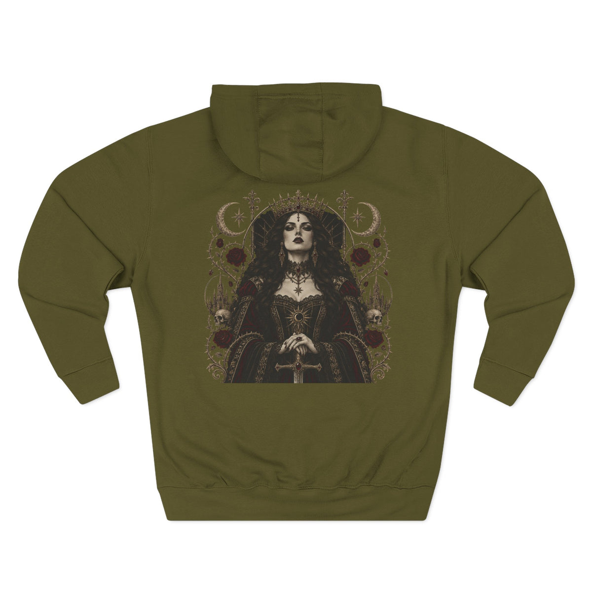 Gothic Queen Fleece Hoodie