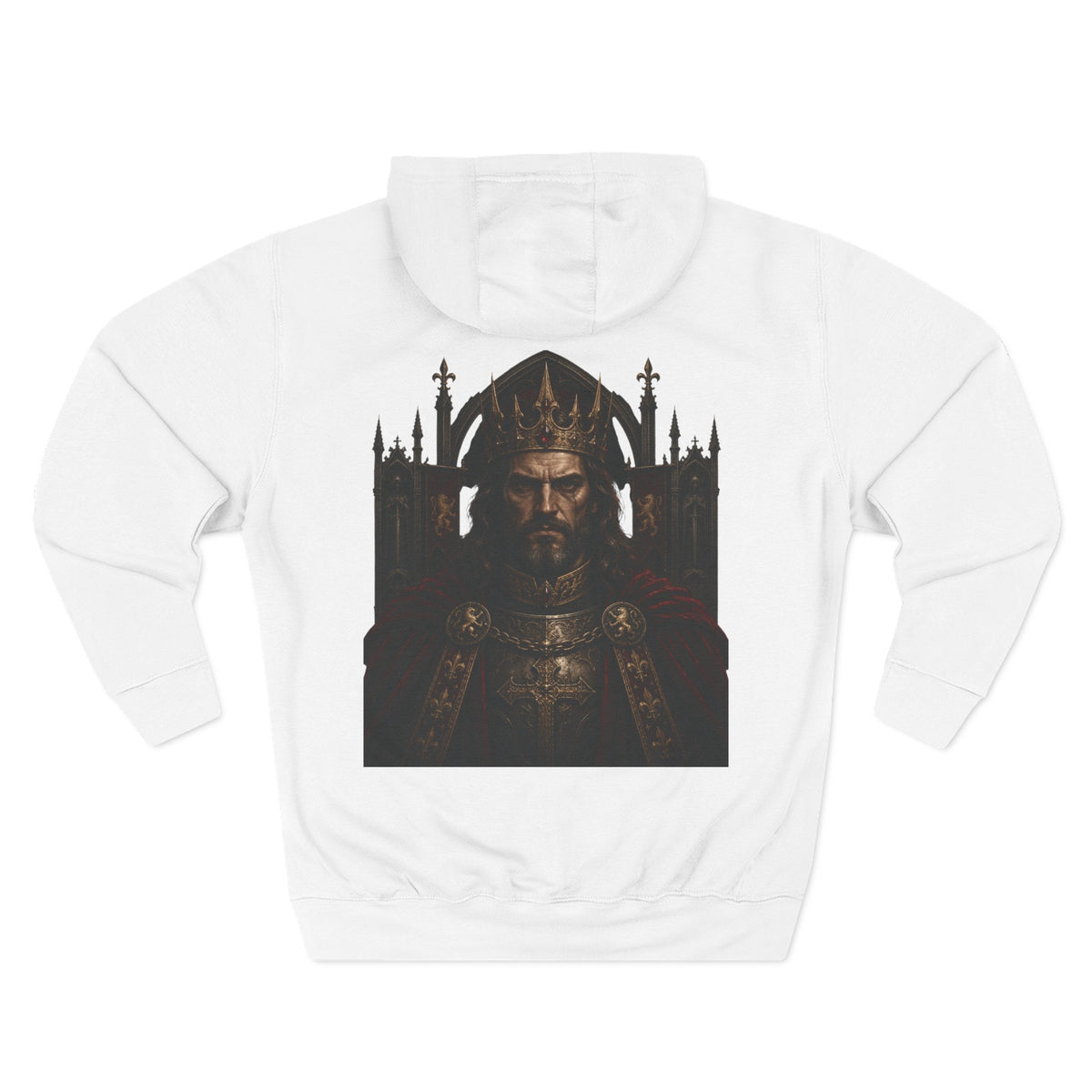Gothic Kings Medieval Warrior Fleece Hoodie