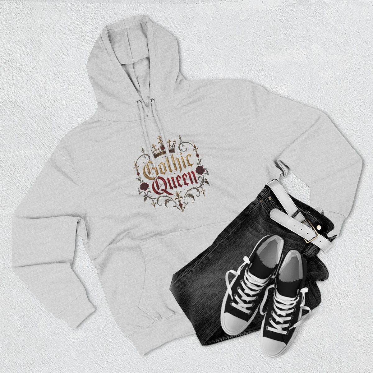 Gothic Queen Fleece Hoodie