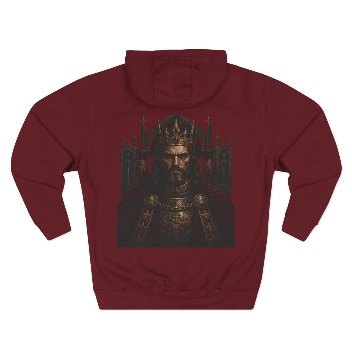Gothic Kings Medieval Warrior Fleece Hoodie