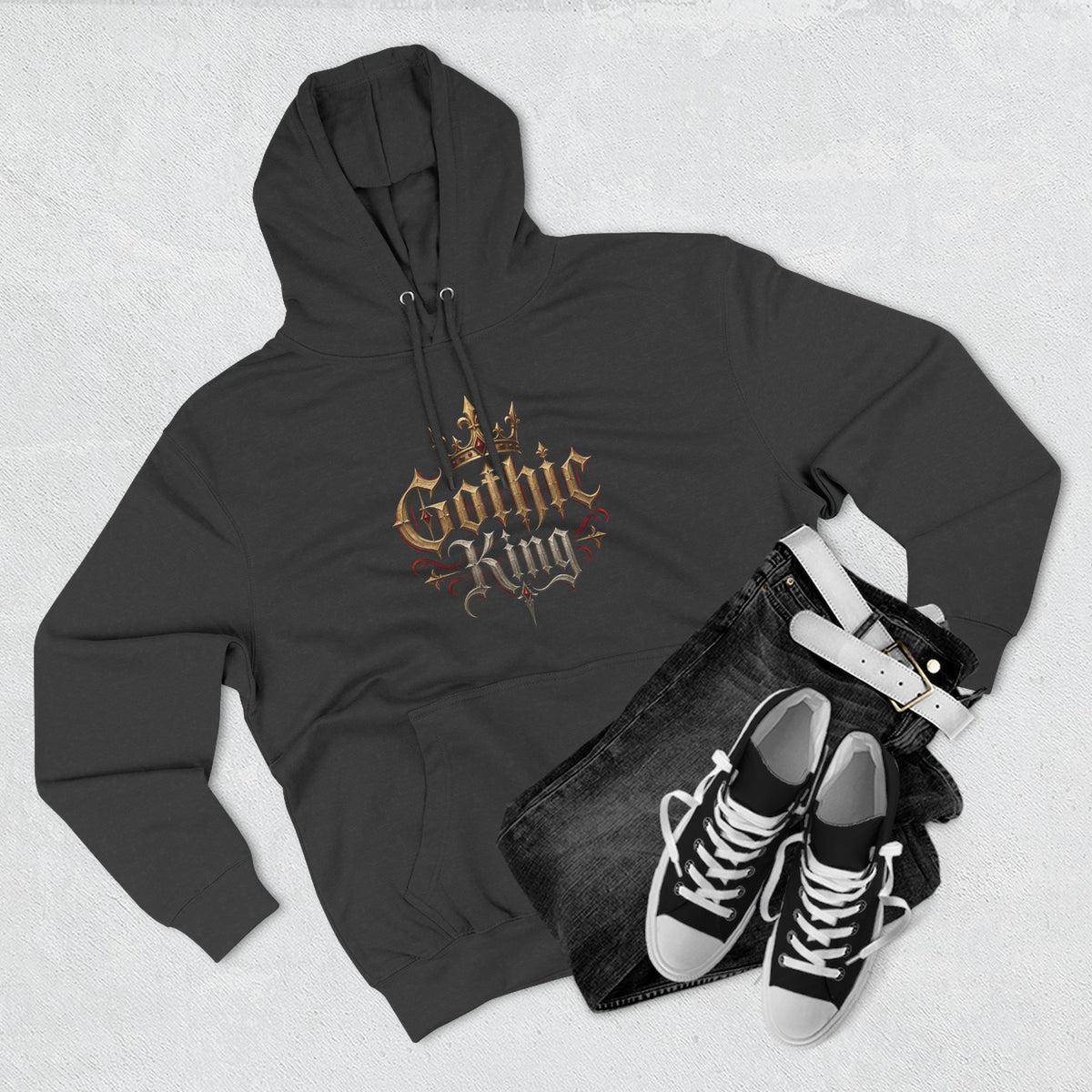 Gothic Kings Medieval Warrior Fleece Hoodie