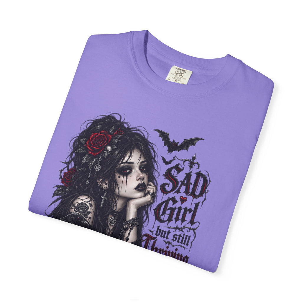 Sad Girl Still Thriving Gothic Graphic T-Shirt