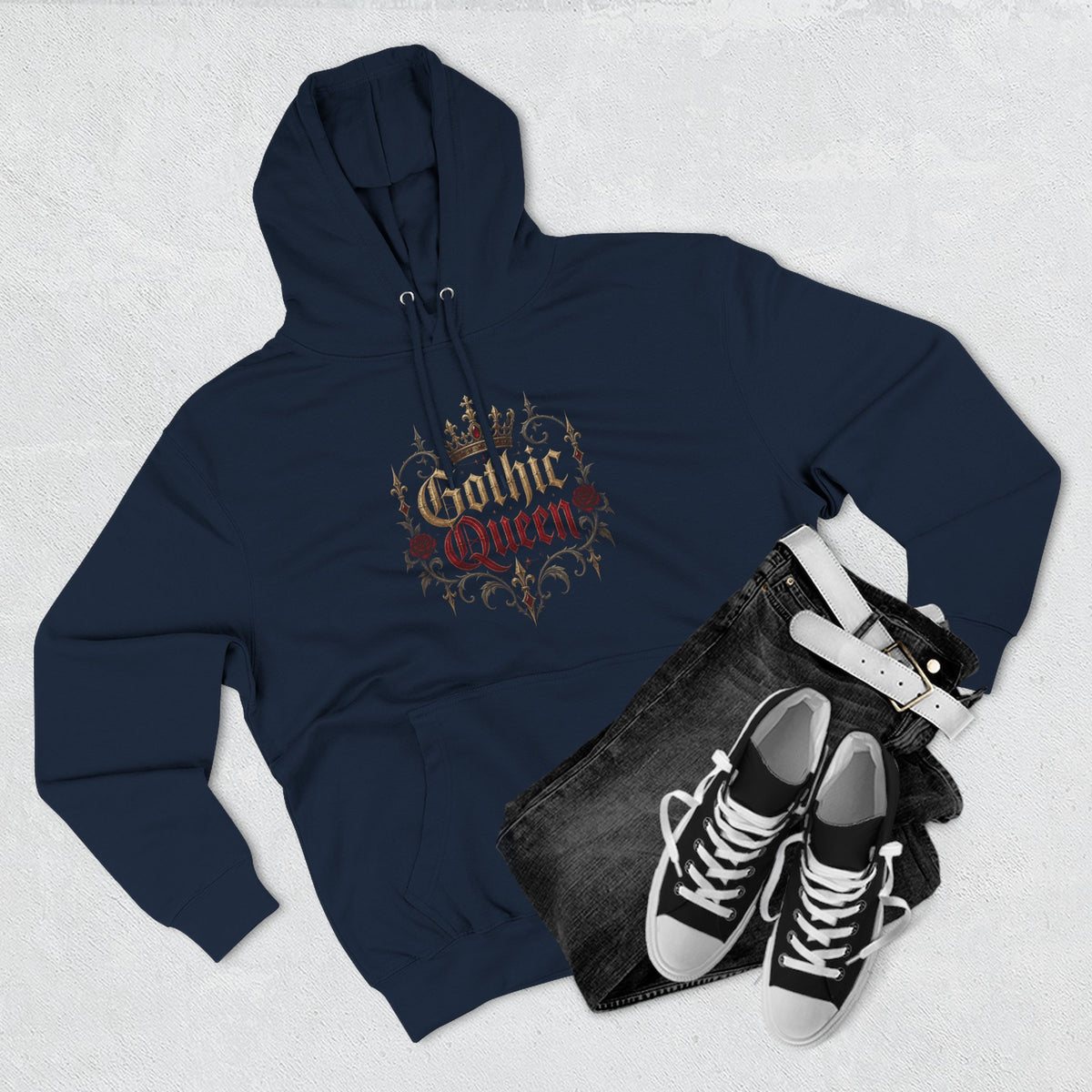 Gothic Queen Fleece Hoodie