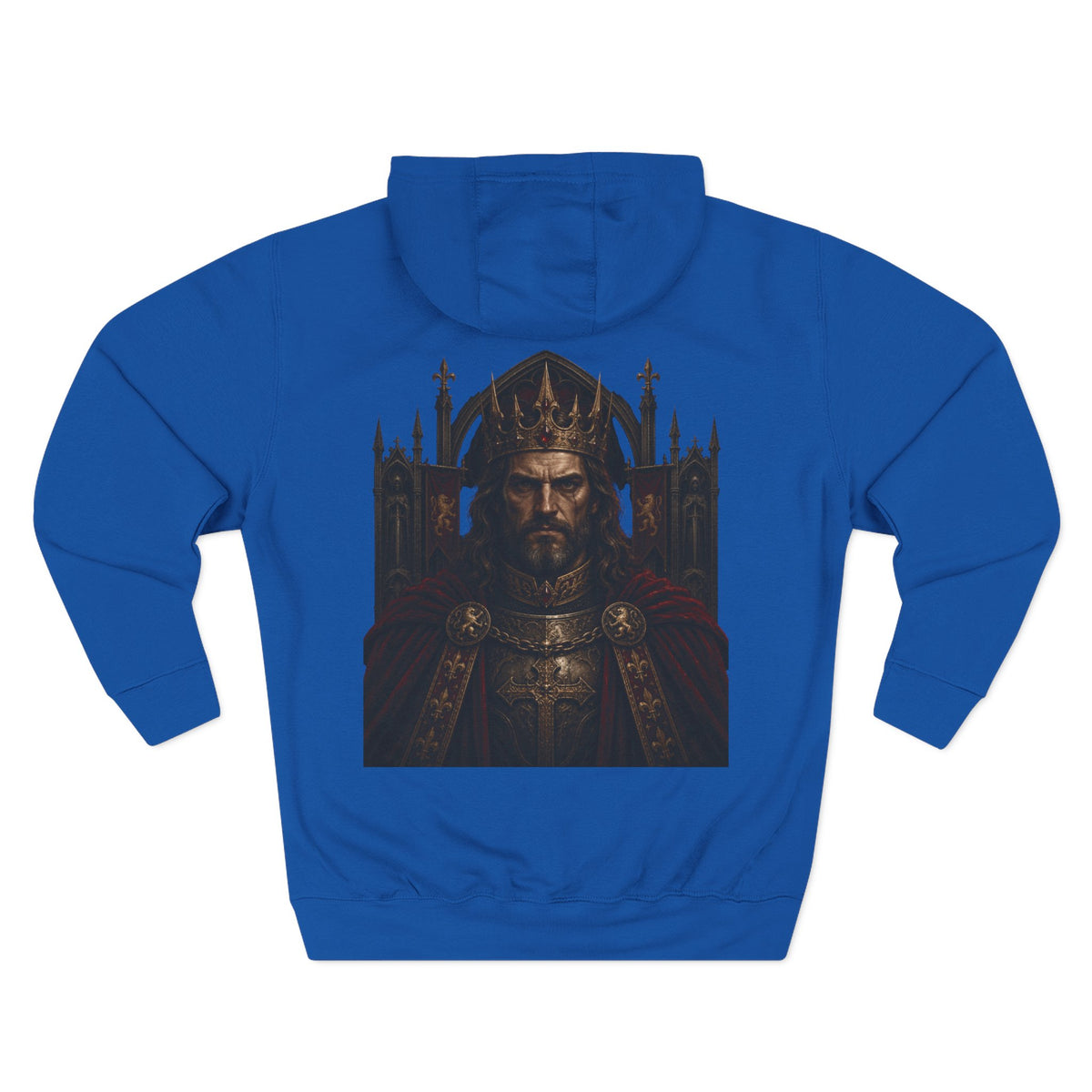 Gothic Kings Medieval Warrior Fleece Hoodie