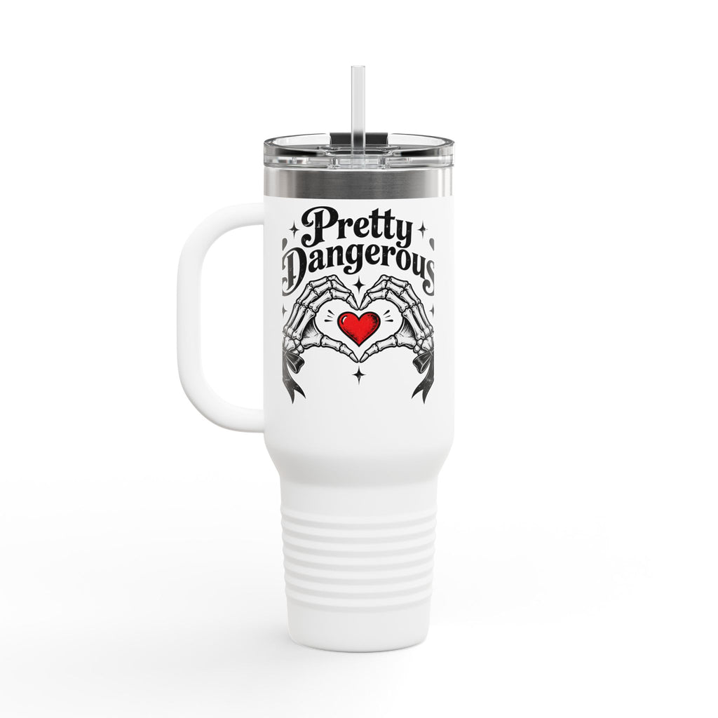 Mentally Unstable Travel Mug – 40oz Insulated Tumbler