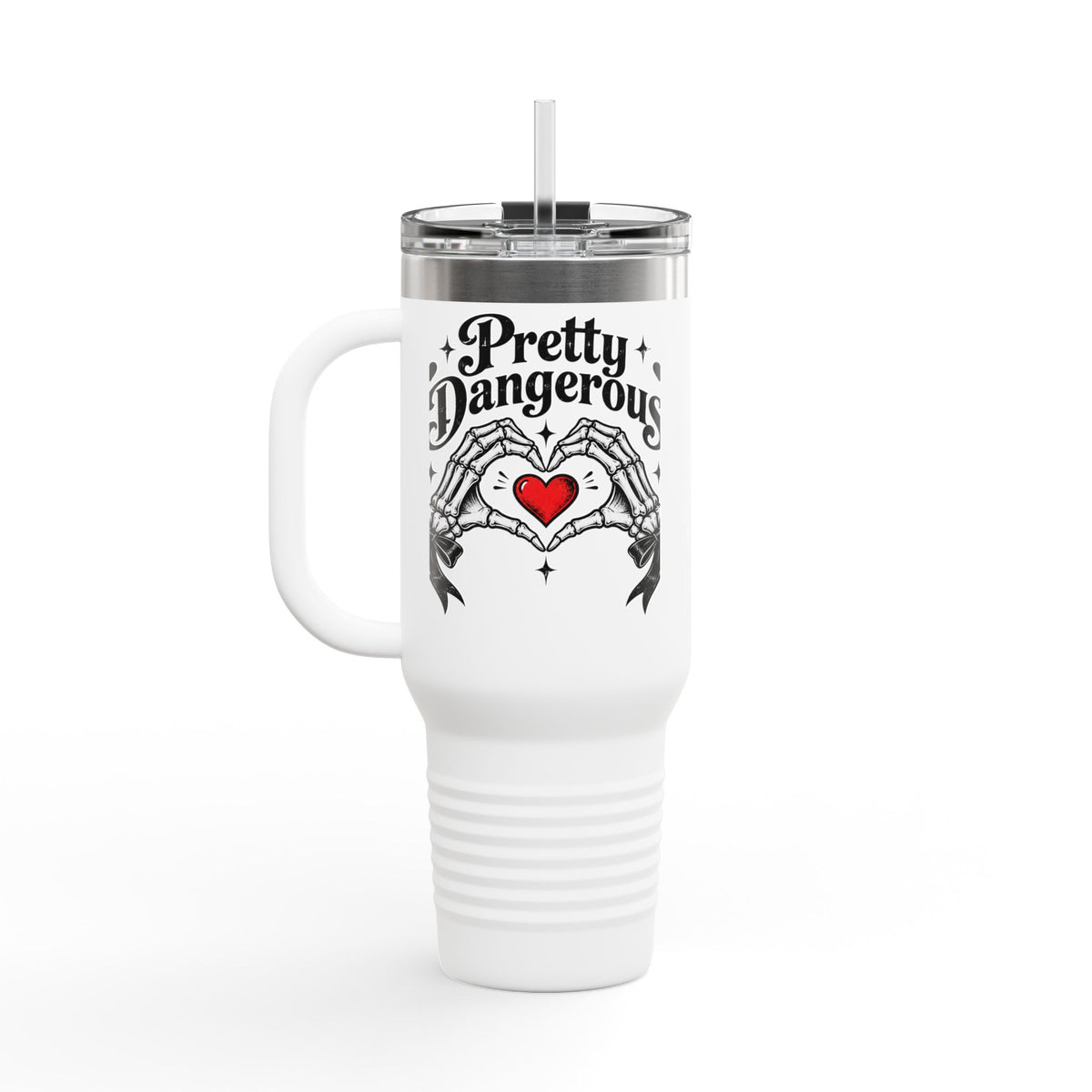 Mentally Unstable Travel Mug – 40oz Insulated Tumbler