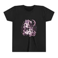 Youth Short Sleeve Tee – Cute Pink Unicorn Moon Fantasy Shirt