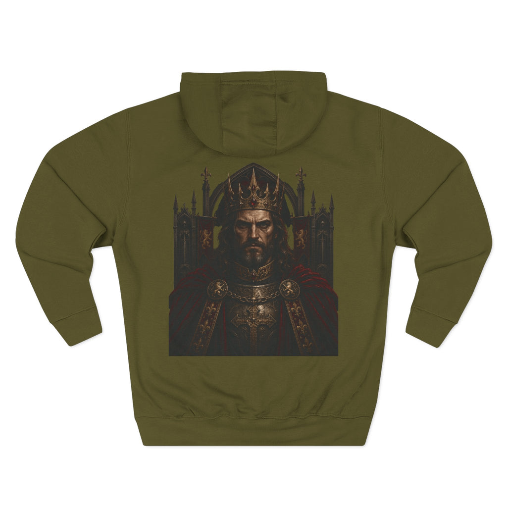 Gothic Kings Medieval Warrior Fleece Hoodie