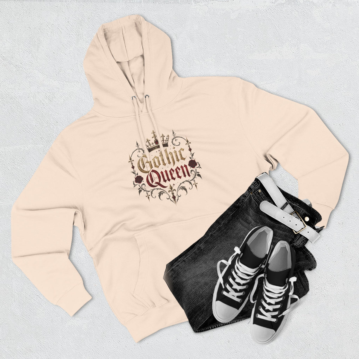 Gothic Queen Fleece Hoodie