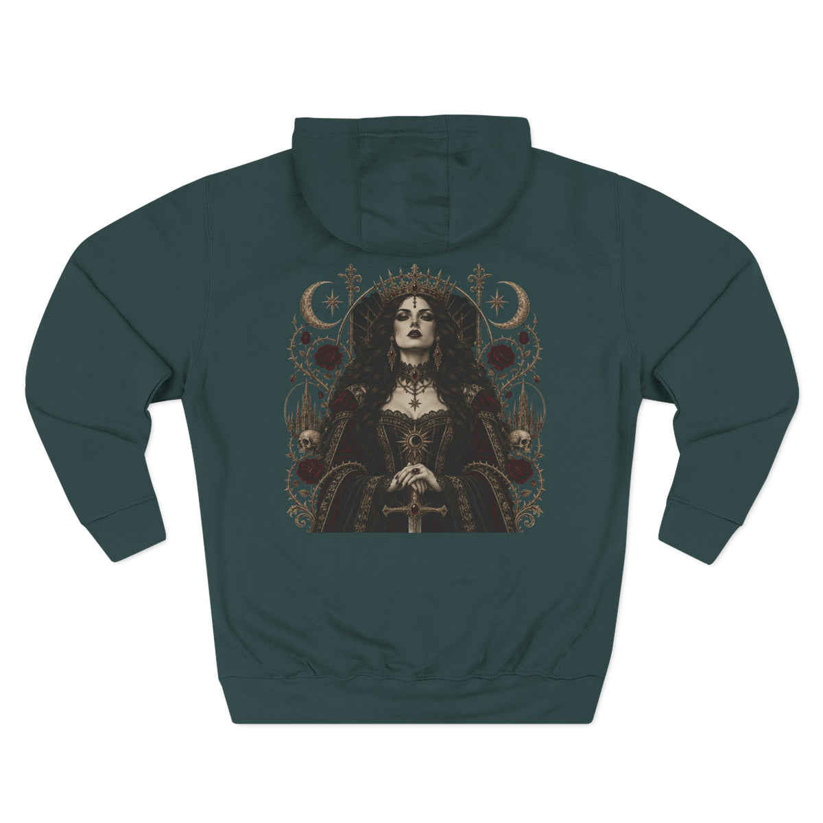 Gothic Queen Fleece Hoodie
