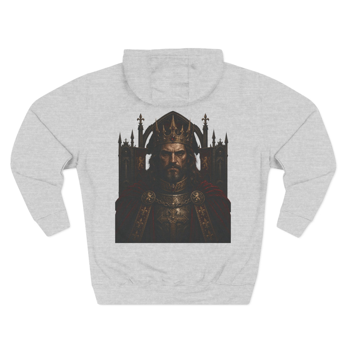 Gothic Kings Medieval Warrior Fleece Hoodie