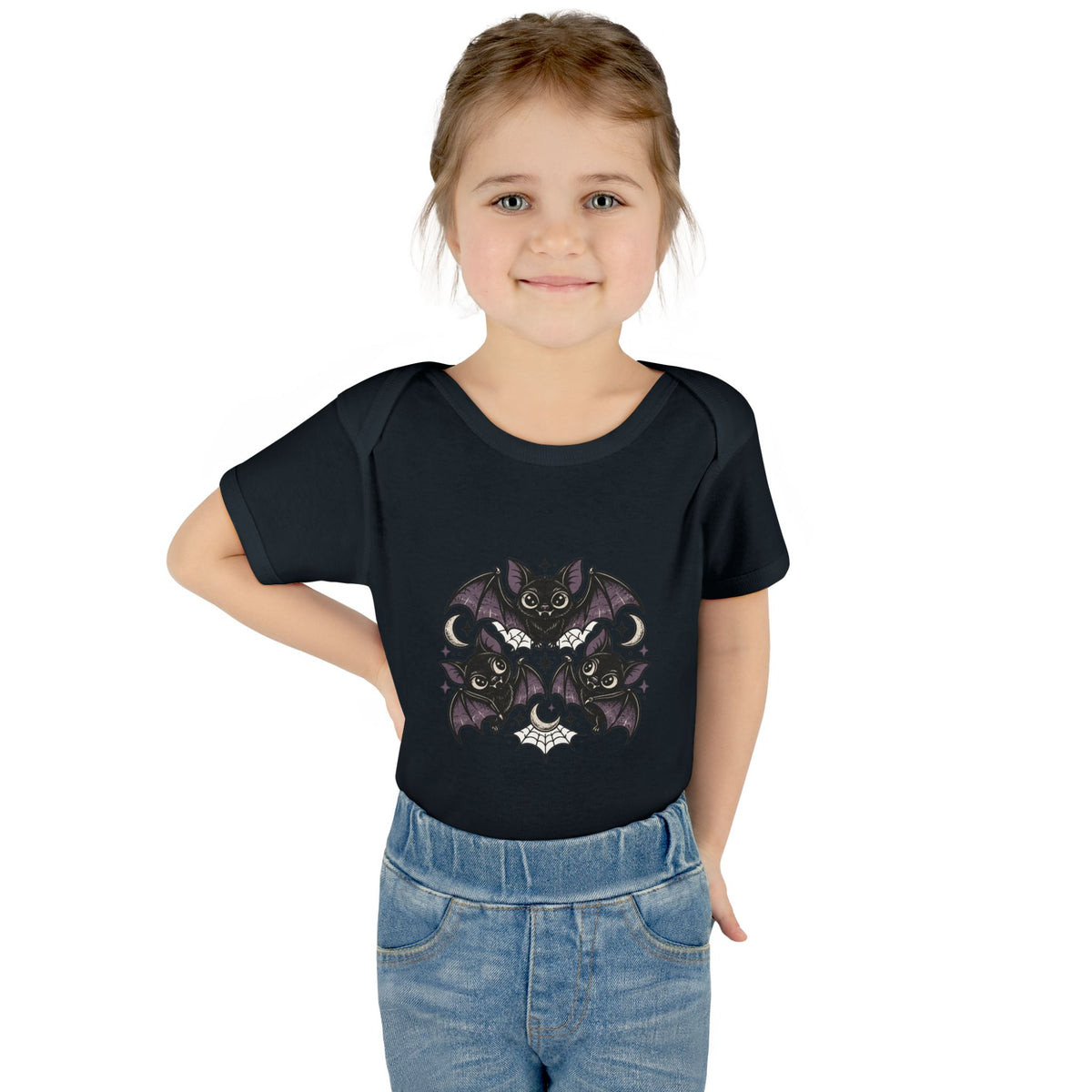 Gothic Bat Baby Bodysuit