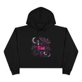 Bad Shit Crazy Gothic Crop Hoodie