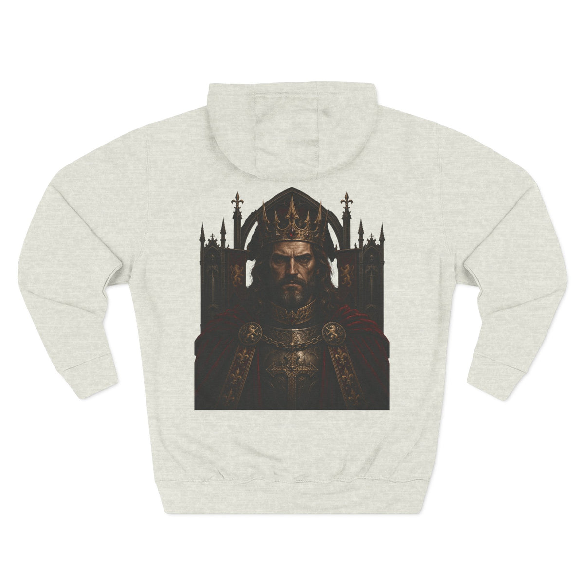 Gothic Kings Medieval Warrior Fleece Hoodie