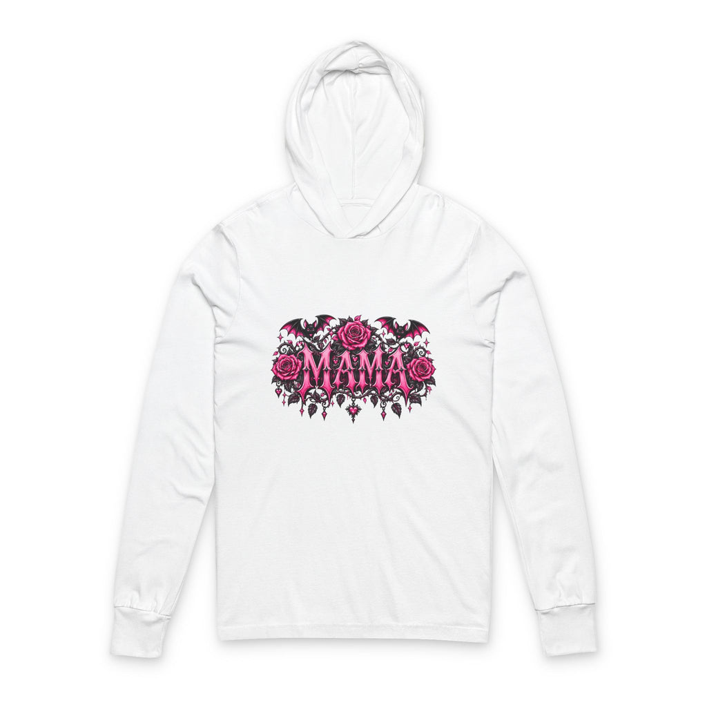 Mama Floral Hooded Long Sleeve Tee