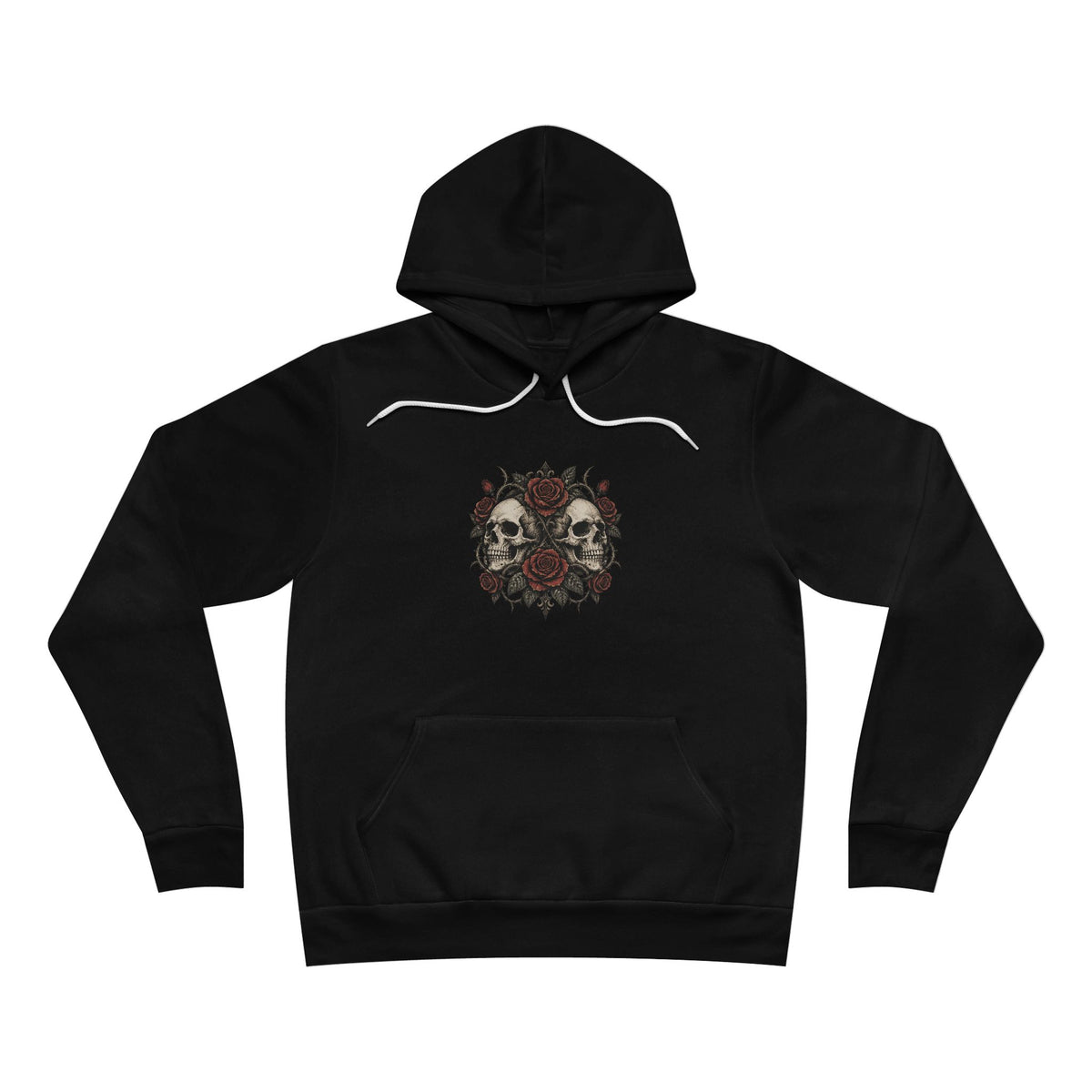 Gothic Rose Woman Hoodie – “Not Everyone You Lose Is a Loss”