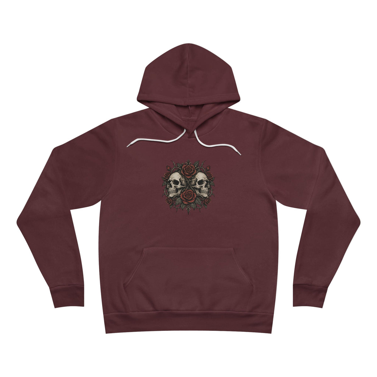 Gothic Rose Woman Hoodie – “Not Everyone You Lose Is a Loss”