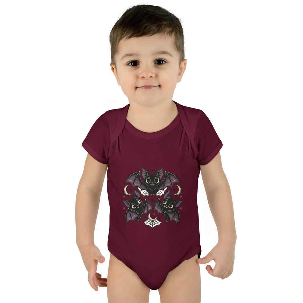 Gothic Bat Baby Bodysuit