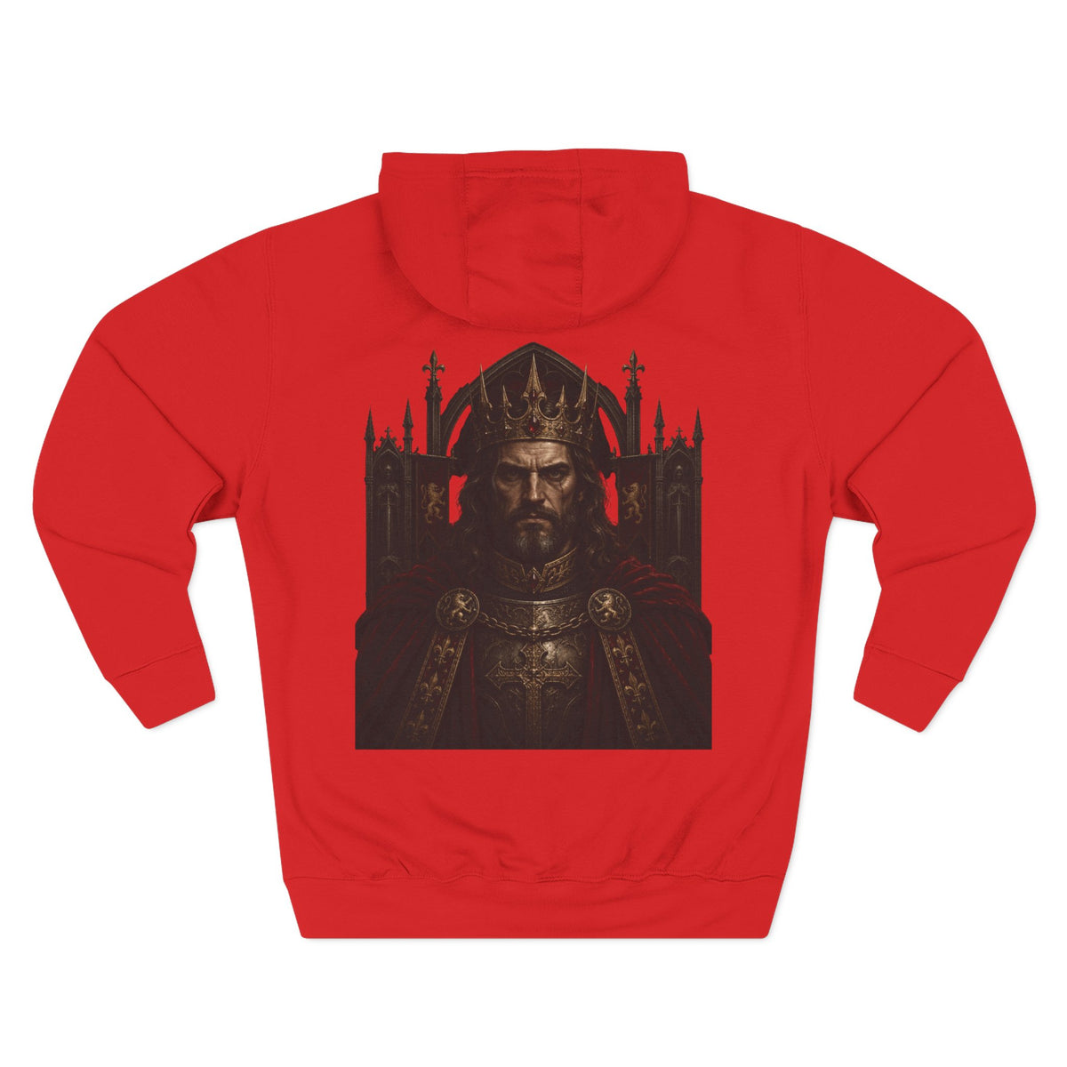 Gothic Kings Medieval Warrior Fleece Hoodie