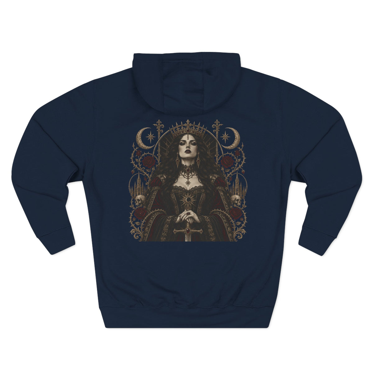 Gothic Queen Fleece Hoodie