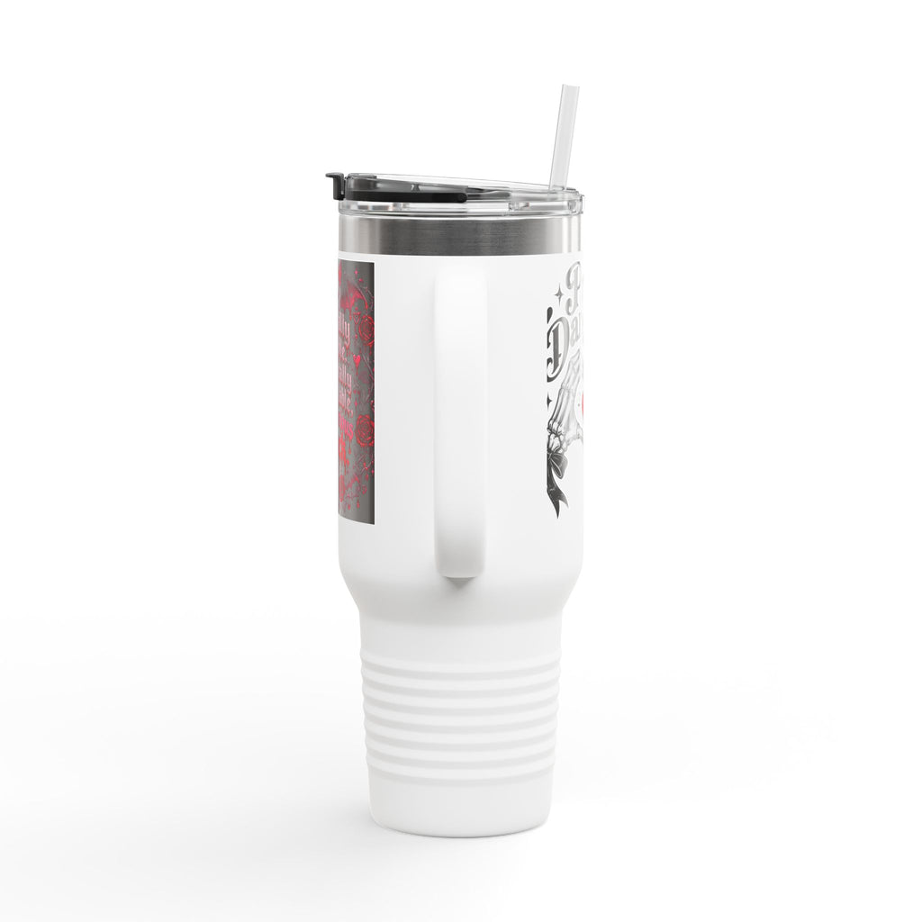 Mentally Unstable Travel Mug – 40oz Insulated Tumbler