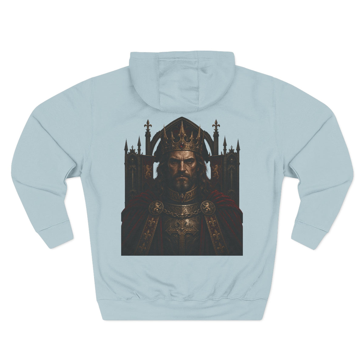 Gothic Kings Medieval Warrior Fleece Hoodie