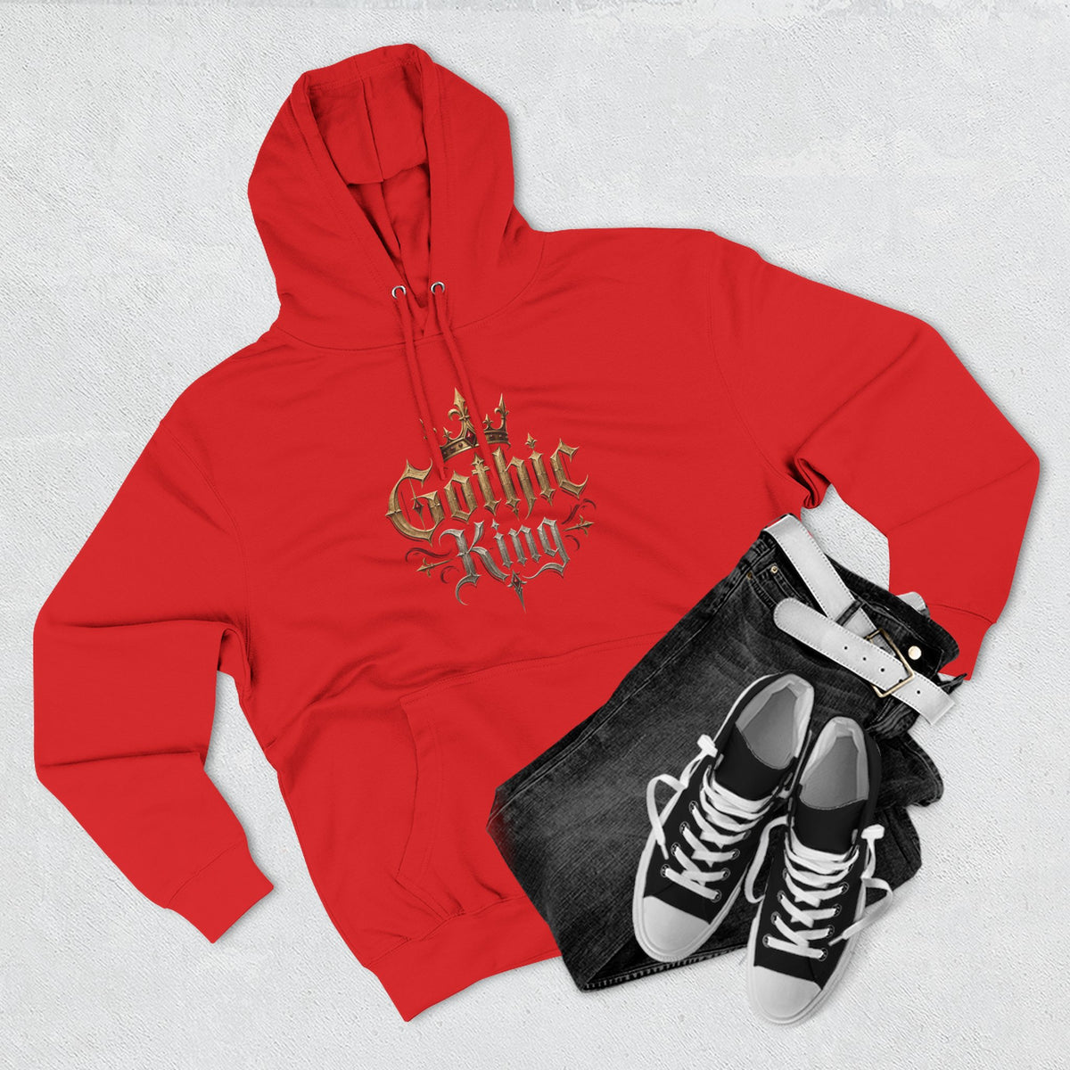 Gothic Kings Medieval Warrior Fleece Hoodie