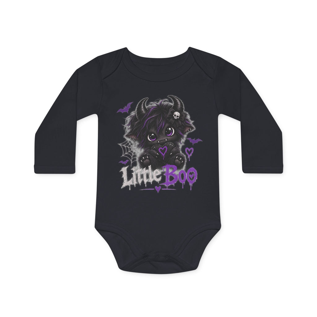 Little Boo Halloween Baby Long-Sleeve Bodysuit