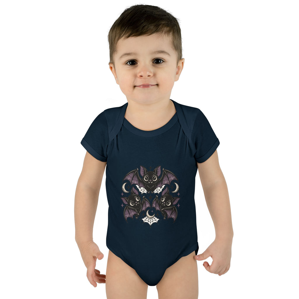 Gothic Bat Baby Bodysuit