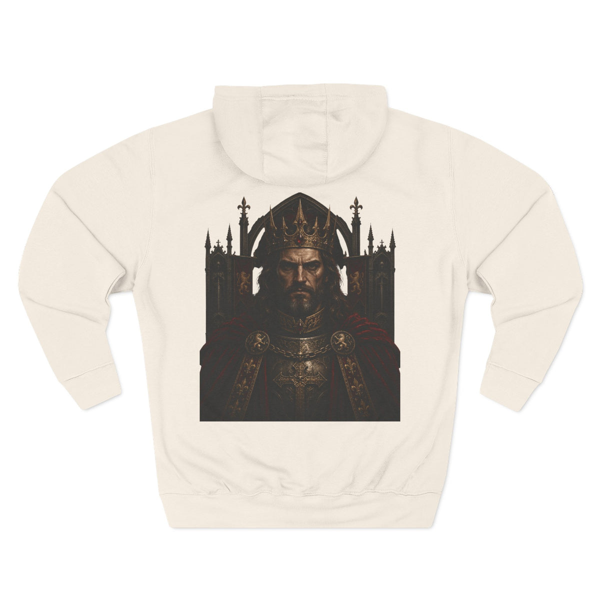 Gothic Kings Medieval Warrior Fleece Hoodie